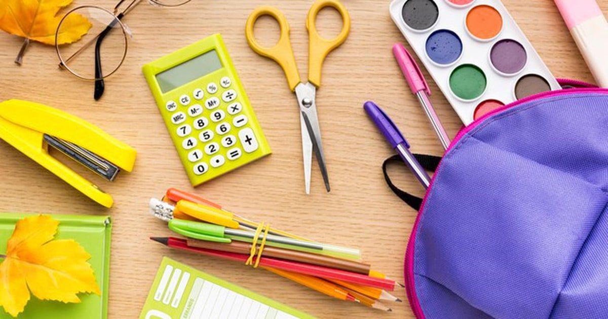 Teach your children how to preserve school supplies