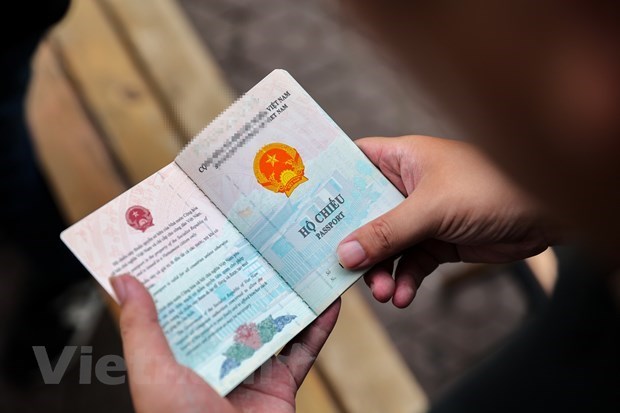 Vietnamese passport. (Photo: VNA)