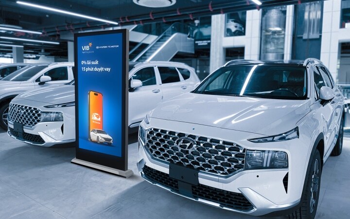 VIB loan to buy Hyundai car 0% interest, approved in 15 minutes - 1