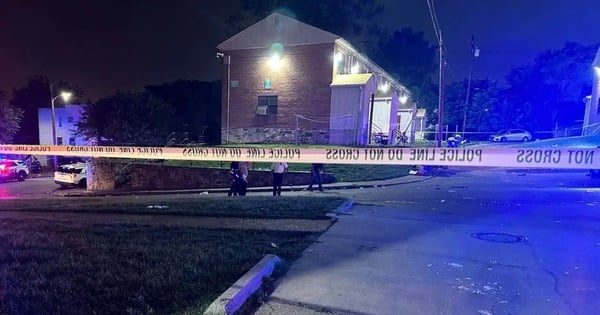 Shooting at a neighborhood party in the US, many casualties