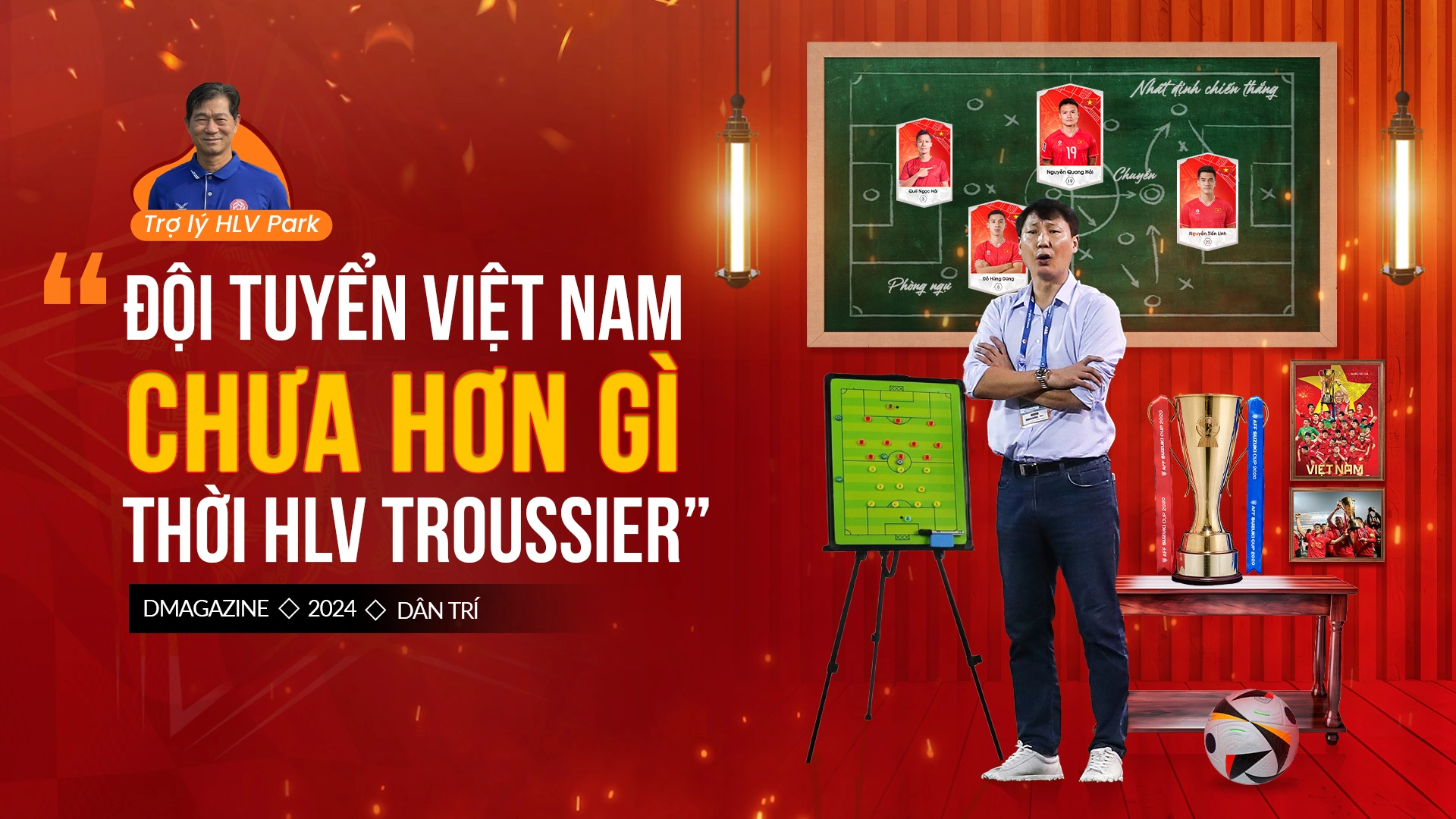 Asistente del entrenador Park: "La selección vietnamita no es mejor que con Troussier"