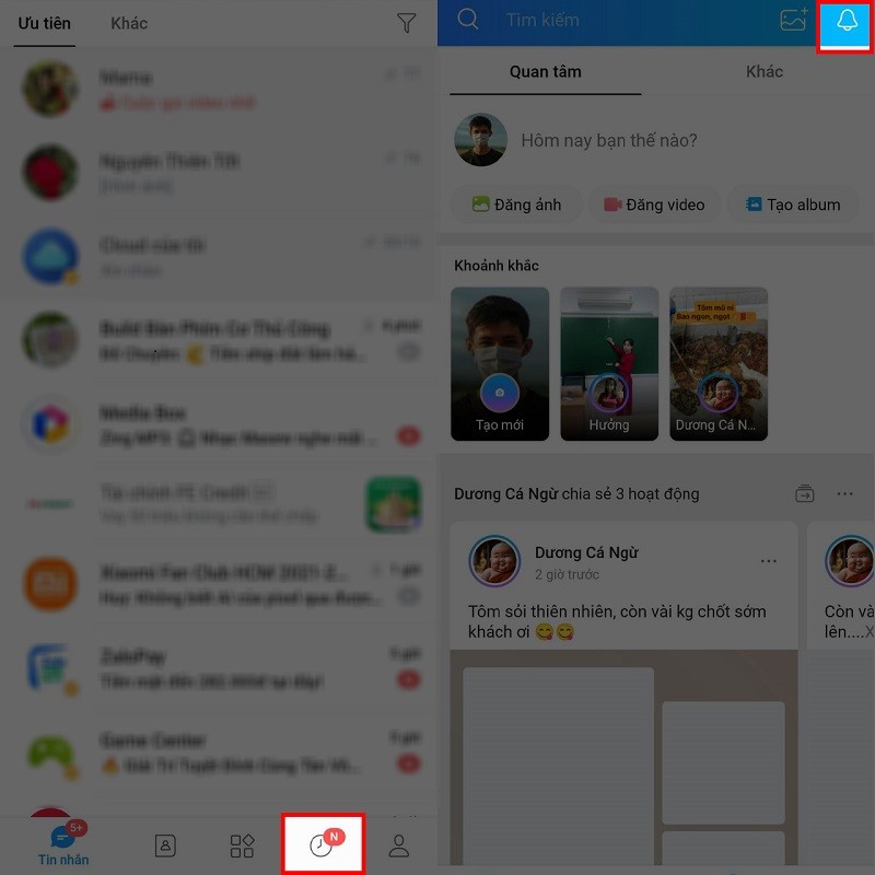 Cách tắt thông báo hoạt động mới của bạn bè trên Zalo nhanh nhất