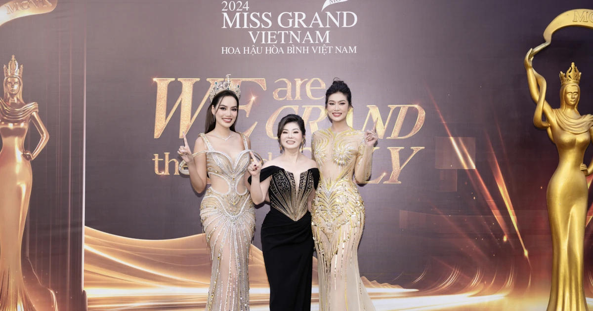 Vietnamese beauties and handsome men flock to the Miss Grand Vietnam 2024 Finals