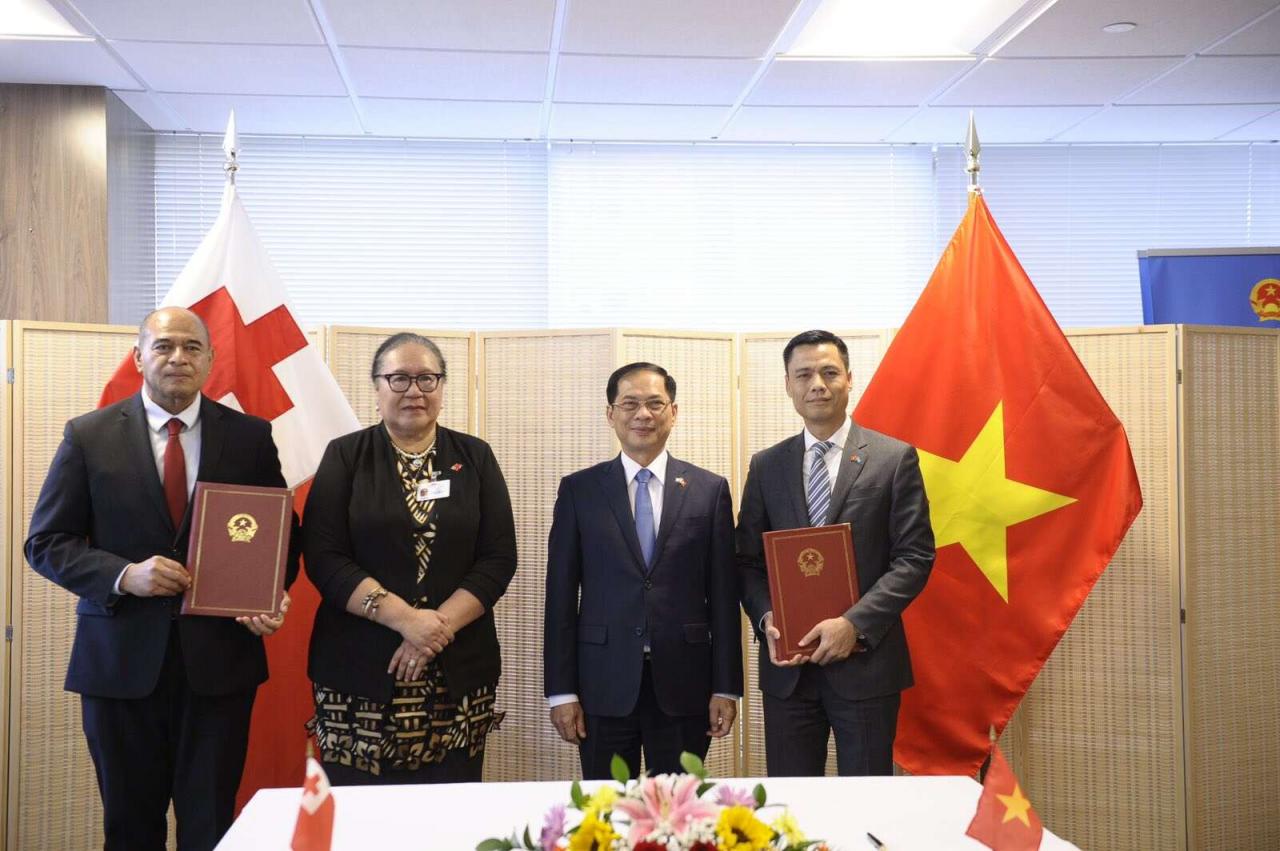 With the establishment of diplomatic relations with Tonga, Vietnam has diplomatic relations with a total of 193 countries in the world. Photo: Ministry of Foreign Affairs