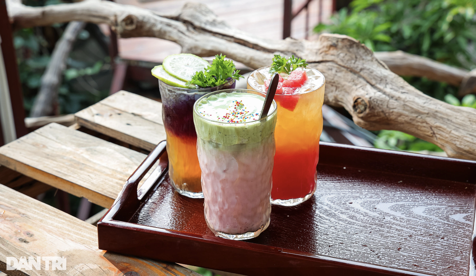 La cafetería de 1.600 m2 es como un bosque tropical en el corazón de Hanoi.