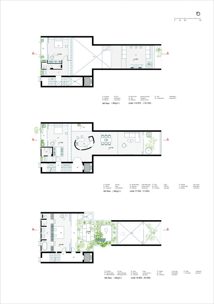 Nach Westen ausgerichtete Röhrenhäuser sind dank des Dachgarten-Designs Foto 4 immer kühl