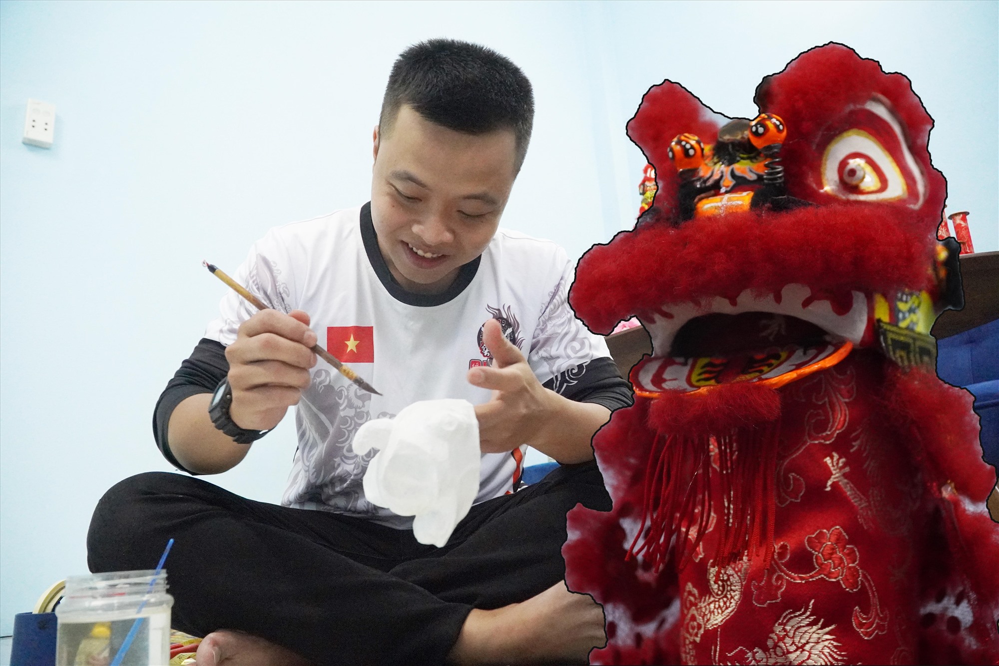 Mini lion heads "exported" for Mid-Autumn Festival