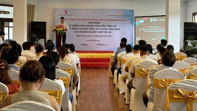 Formation en compétences commerciales numériques pour les entreprises de la province de Ninh Thuan