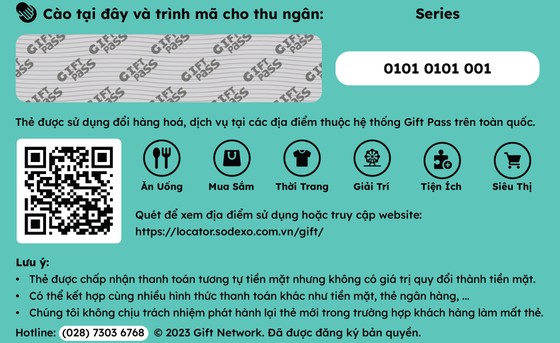 Sodexo Vietnam führt Gift Pass-Geschenkgutschein ein – Foto 1