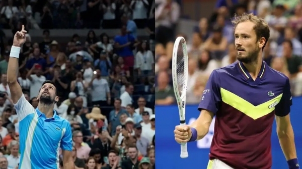 ノバク・ジョコビッチとダニール・メドベージェフが2023年全米オープン決勝で対戦する