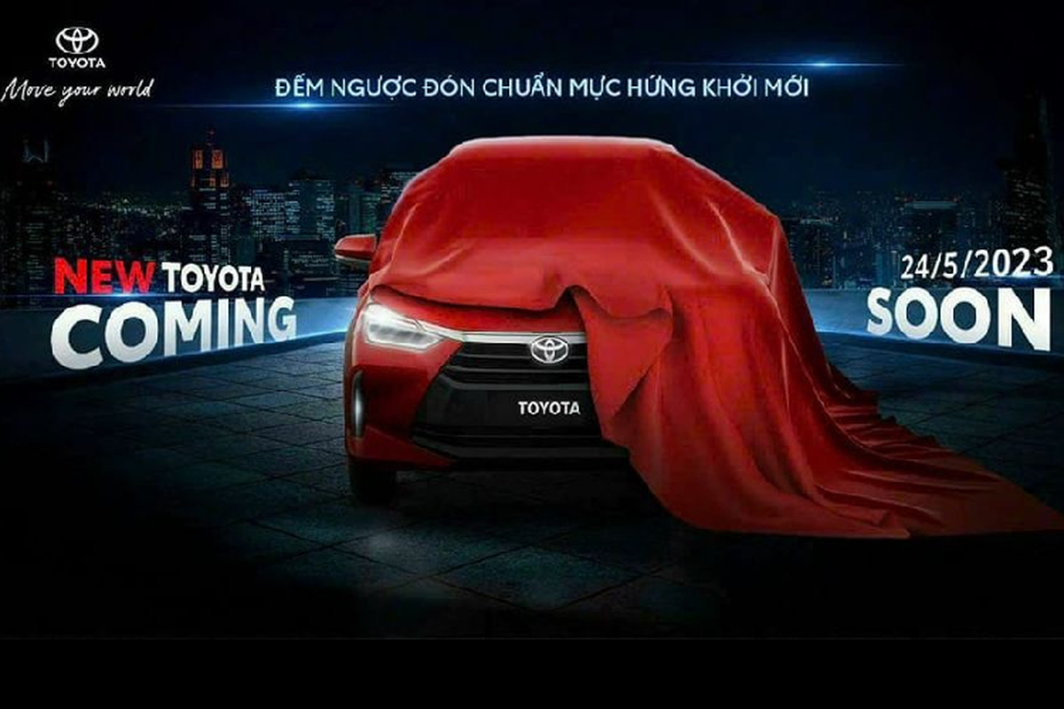 Toyota Wigo 2023 is about to be distributed in Vietnam, price from 370 million, image 1