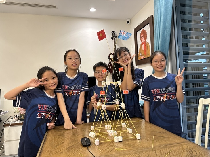 Sandbox Junior Tech Club became the first Vietnamese representative to be named in the top position of the New Zealand - Asia International Programming Summer Camp 2023 - Photo: D.H.