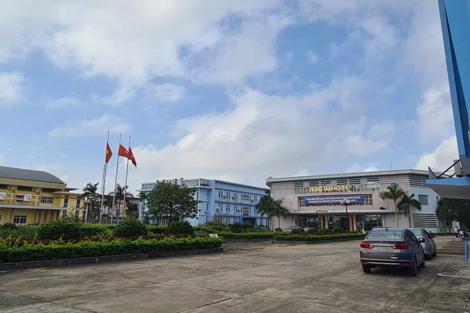 Khuôn viên trường Đại học Quảng Bình. Ảnh: Vạn An