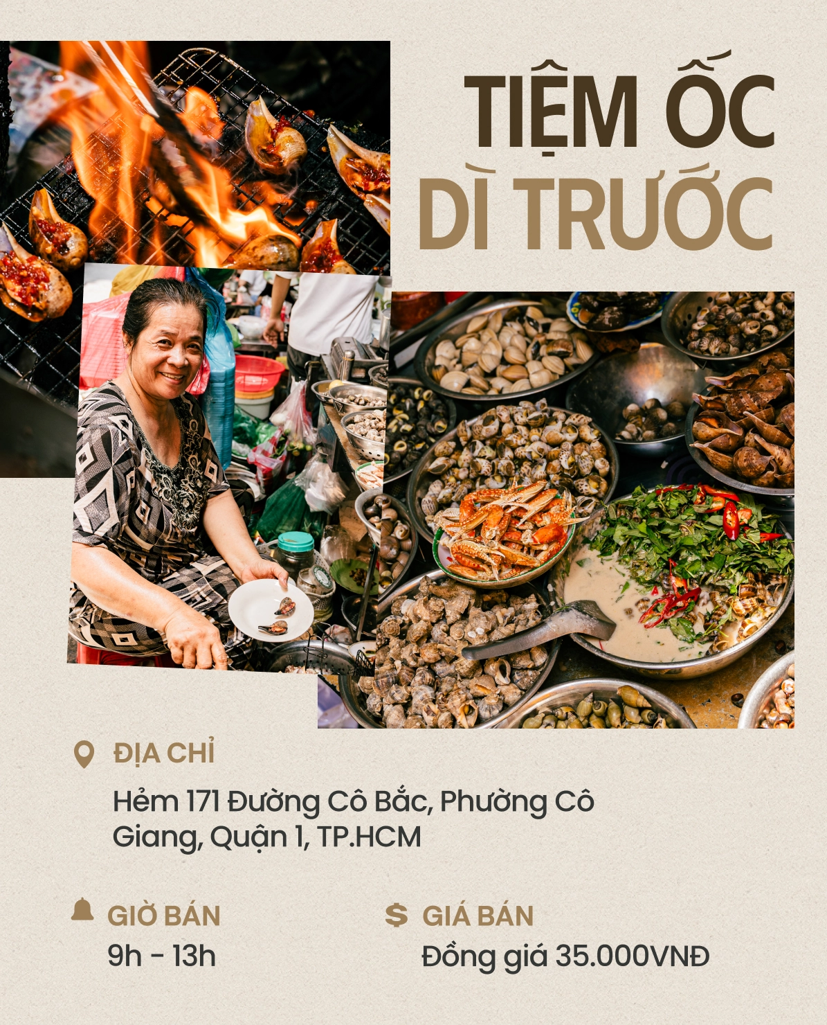 Tiệm ốc đủ món ngay giữa trung tâm Quận 1 đồng giá 35.000VNĐ từng được lên sóng trên Netflix, mở từ 9 giờ sáng nhưng vài tiếng đã hết hàng - Ảnh 17.