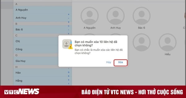 Mẹo xóa cùng lúc nhiều danh bạ trên iPhone