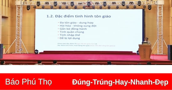 Tập huấn kỹ năng tuyên truyền và xử lý điểm nóng về dân tộc, tôn giáo