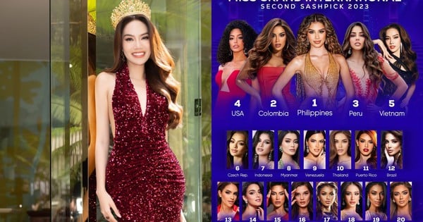 Le Hoang Phuong received "good news" before Miss Grand International 2023, "surpassing" Thai beauty?