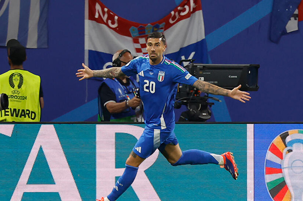 Zaccagni became the hero of Italy in the match against Croatia. Photo: AFP