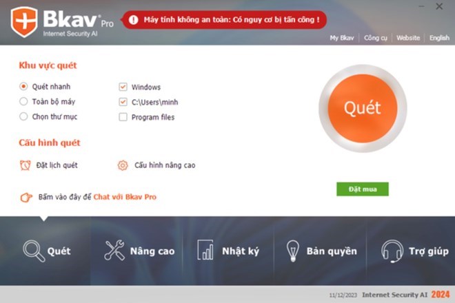 Le BKAV de M. Nguyen Tu Quang doit réparer le Bkav Pro 2024 pour être compétitif et être moins bruyant