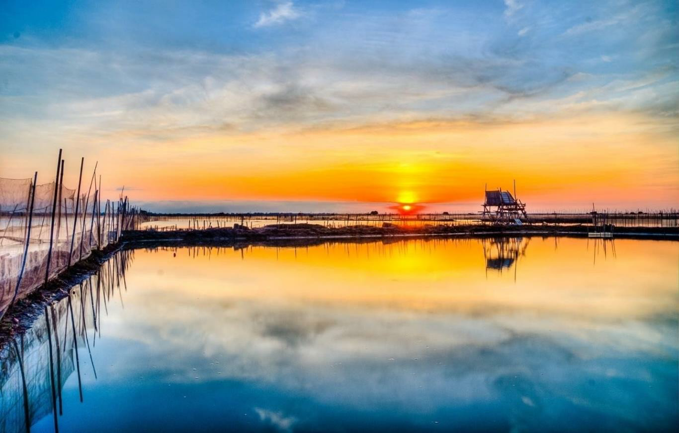 Belleza pacífica en la laguna de Tam Giang