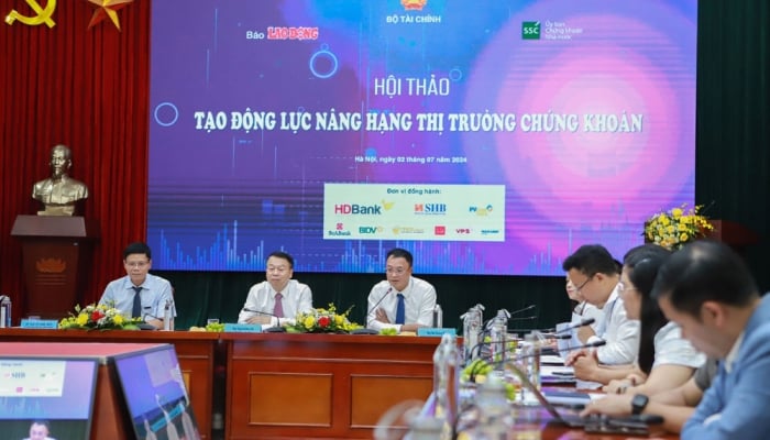 Lao Dong Newspaper organizes workshop "Creating motivation to upgrade the stock market"