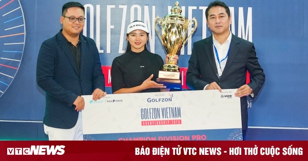 Golfer Hana Kang nhận thưởng cao nhất giải golf thực tế ảo đầu tiên tại Việt Nam