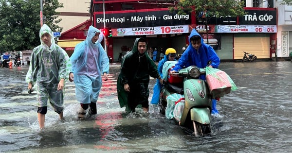 El Departamento de Educación y Formación de Da Nang se pronuncia sobre el "aviso de cierre de escuelas durante fuertes lluvias"