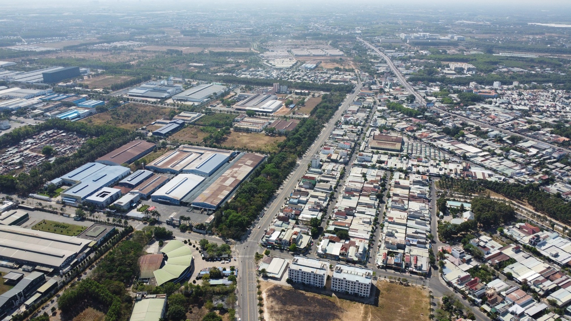 Viewing the newly established city in Binh Duong from above photo 6