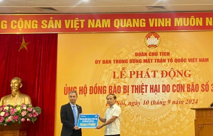 Bảo Việt trích 5 tỷ đồng ủng hộ đồng bào bị thiệt hại sau bão số 3