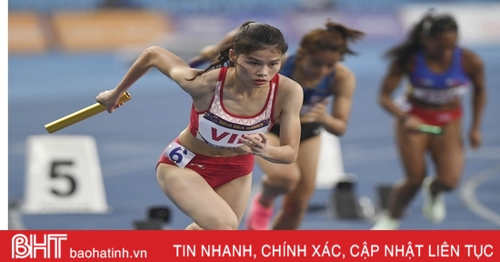 Nữ VĐV điền kinh Hà Tĩnh giành “vàng” tại SEA Games 32