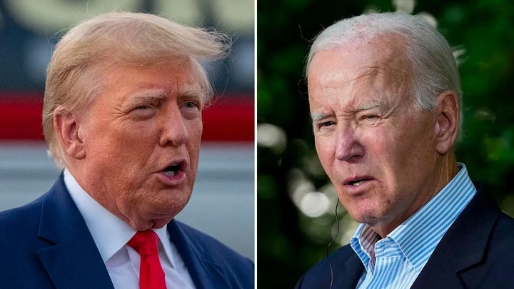 Herr Donald Trump und US-Präsident Joe Biden. Foto: Fox News