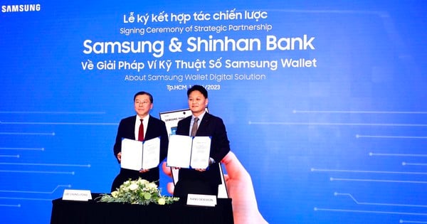 Samsung ký ghi nhớ hợp tác ngân hàng Shinhan Việt Nam