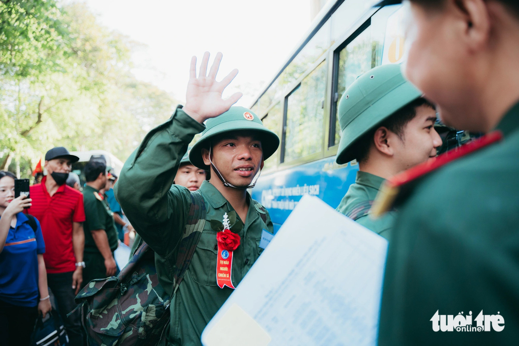 Bước vào môi trường mới, đơn vị là nhà, thủ trưởng là người thân - Ảnh: THANH HIỆP 