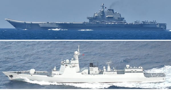 Japan reacts as Chinese aircraft carrier enters contiguous zone for first time