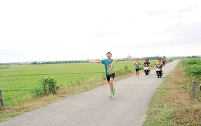 Découvrez le parcours de course le long de la lagune de Tam Giang