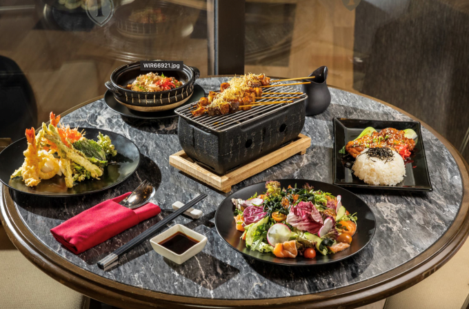 ソラ＆ウミレストランの日本料理。写真：インターコンチネンタル