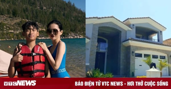 Le Quyen shows off her villa in the US for her son