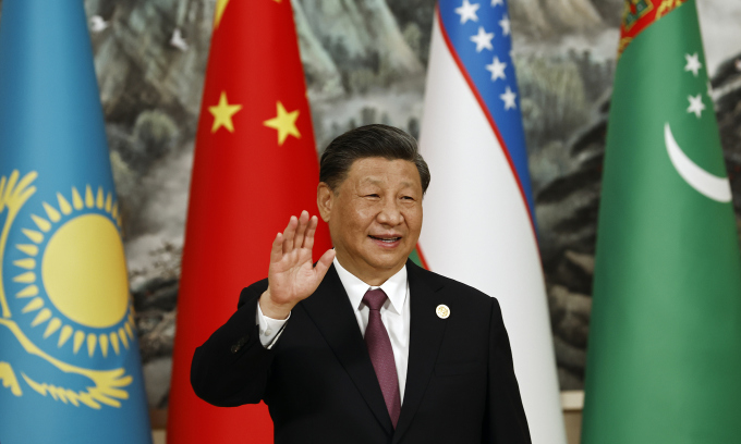 習近平国家主席は5月19日、陝西省西安で開かれた中国・中央アジア首脳会議に出席した。写真：AFP