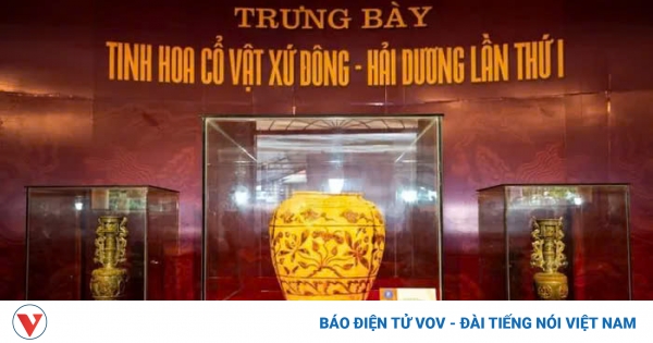 Trưng bày “Tinh hoa cổ vật Xứ Đông” và công bố bảo vật Quốc gia Chum gốm hoa nâu Hiệp An thời Trần