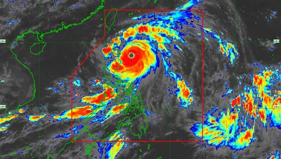 Satellite image of Typhoon Doksuri. Source: Manila Times