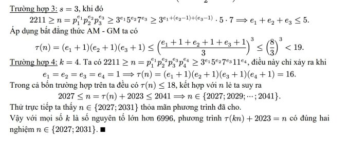 Đề và lời giải môn Toán thi học sinh giỏi quốc gia ngày thứ hai - 4