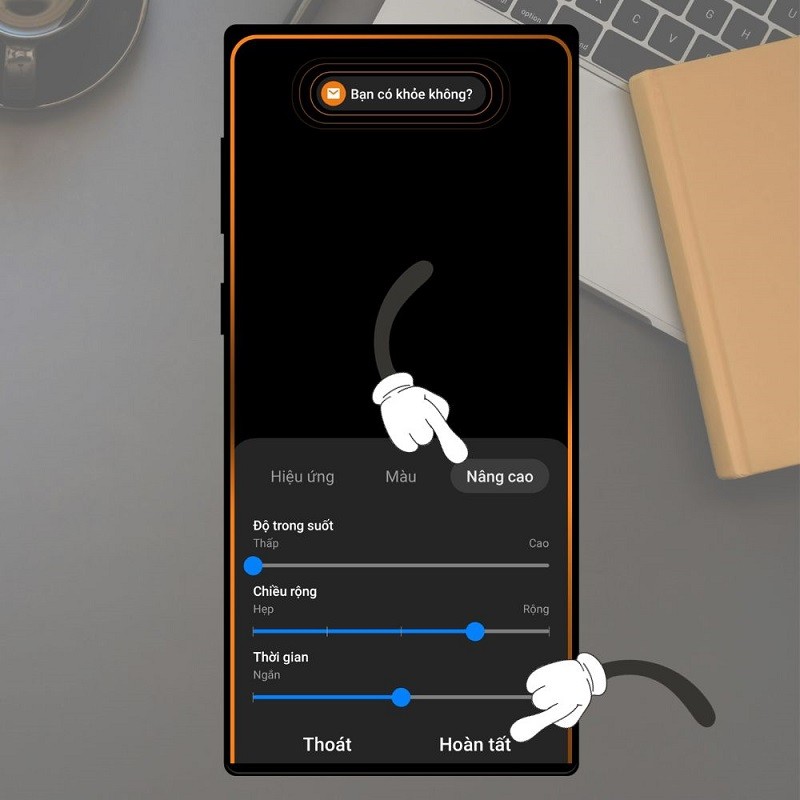 Bật viền sáng thông báo trên Samsung độc đáo, siêu đơn giản