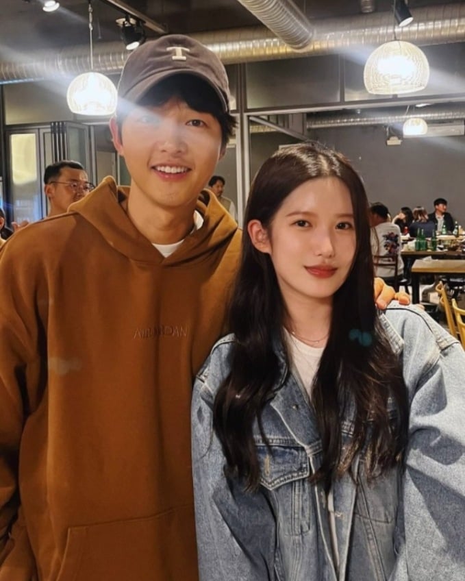 Song Joong Ki asistió a la fiesta posterior al estreno. Foto: Instagram.