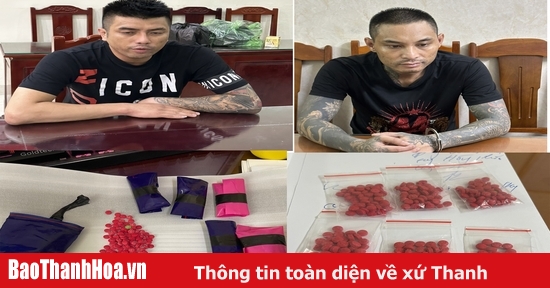 Bắt giữ 2 đối tượng mua bán gần 1.000 viên hồng phiến 