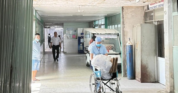 Close-up of the passage through Gia Dinh People's Hospital and Oncology Hospital