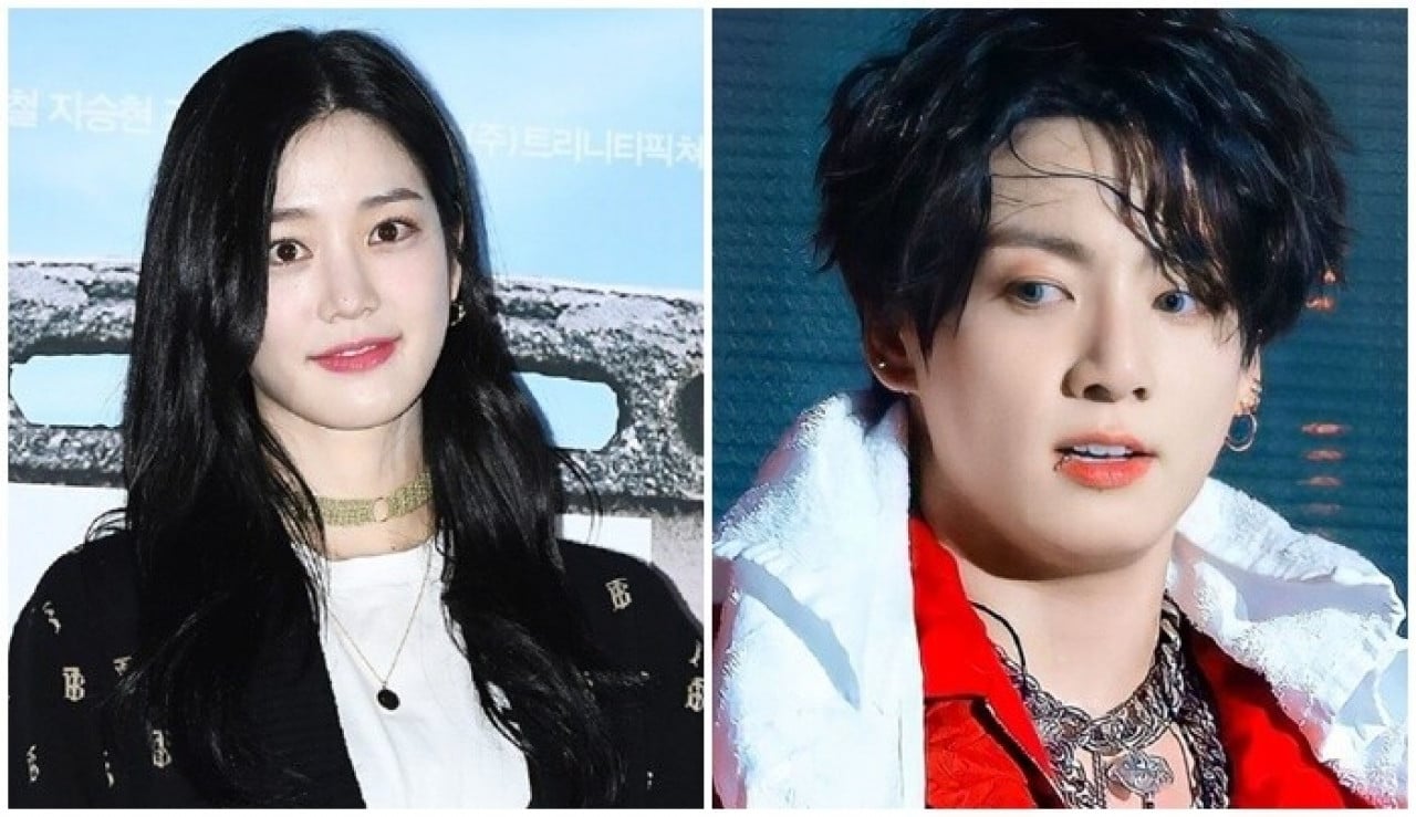 Selon la rumeur, l'actrice sortirait avec Jungkook de BTS, mais elle a été sévèrement maudite 1