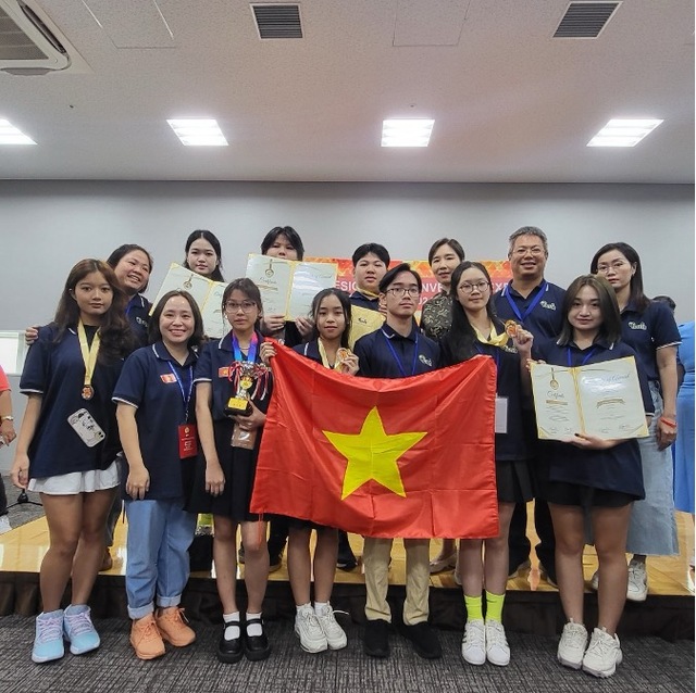 Học sinh Ngô Sĩ Liên đạt thành tích cao tại Triển lãm thiết kế, ý tưởng và phát minh năm 2024 tại Nhật Bản - Ảnh 8.