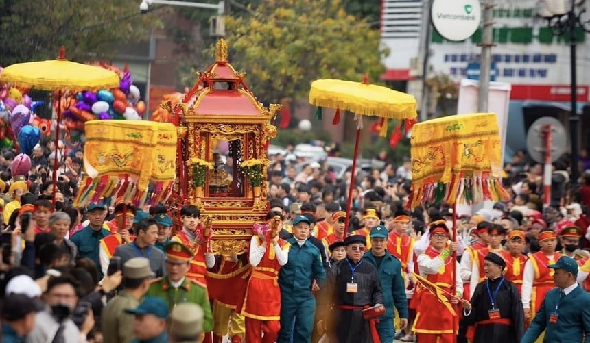 Bảo tồn di sản văn hóa phi vật thể Lễ hội đền Kỳ Cùng - Tả Phủ- Ảnh 1.