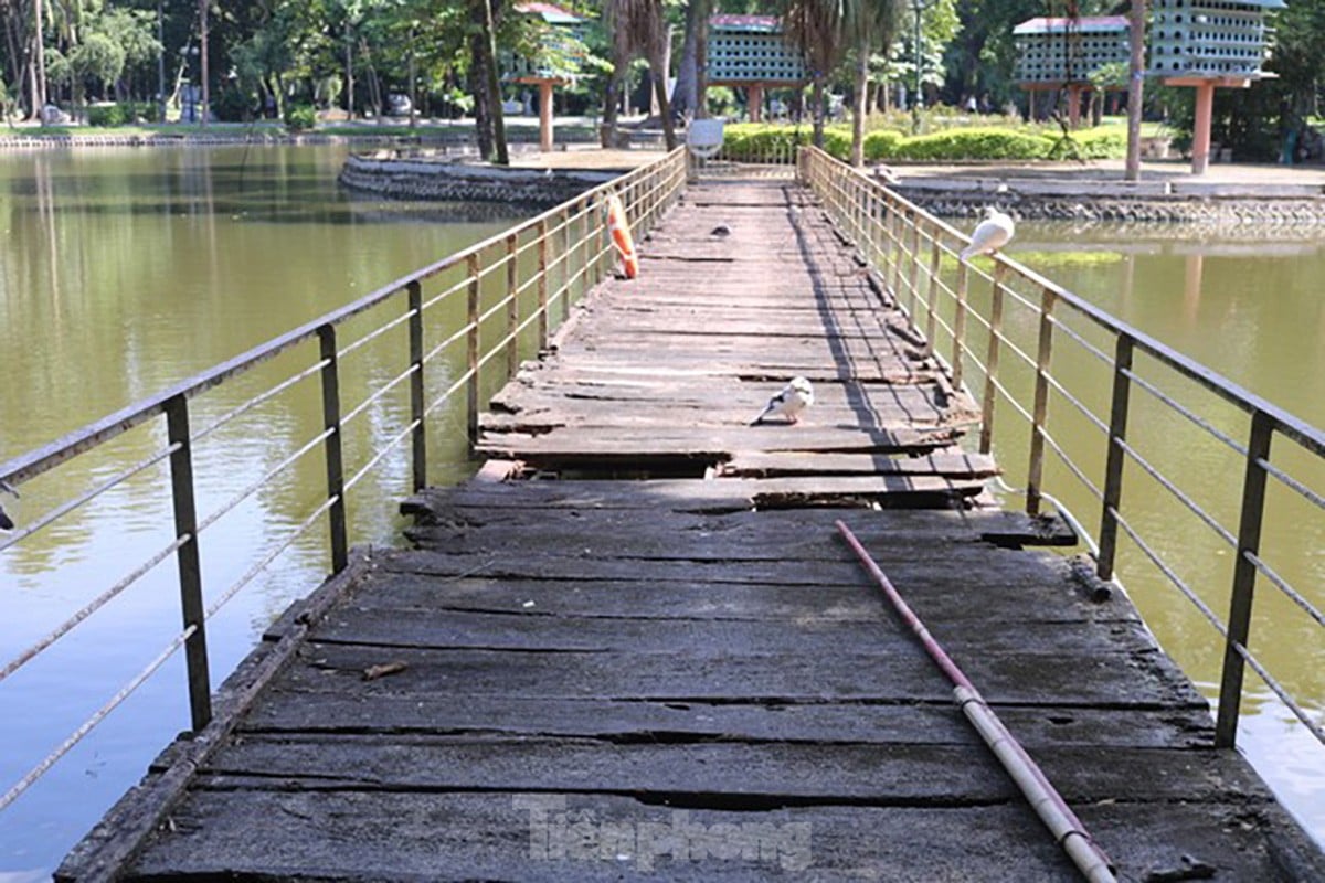 Estado actual de los parques de lento progreso en Hanoi foto 7