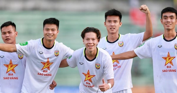 El club Ha Tinh ganó a lo grande en Long An, una lección valiosa para el HAGL Sub-21